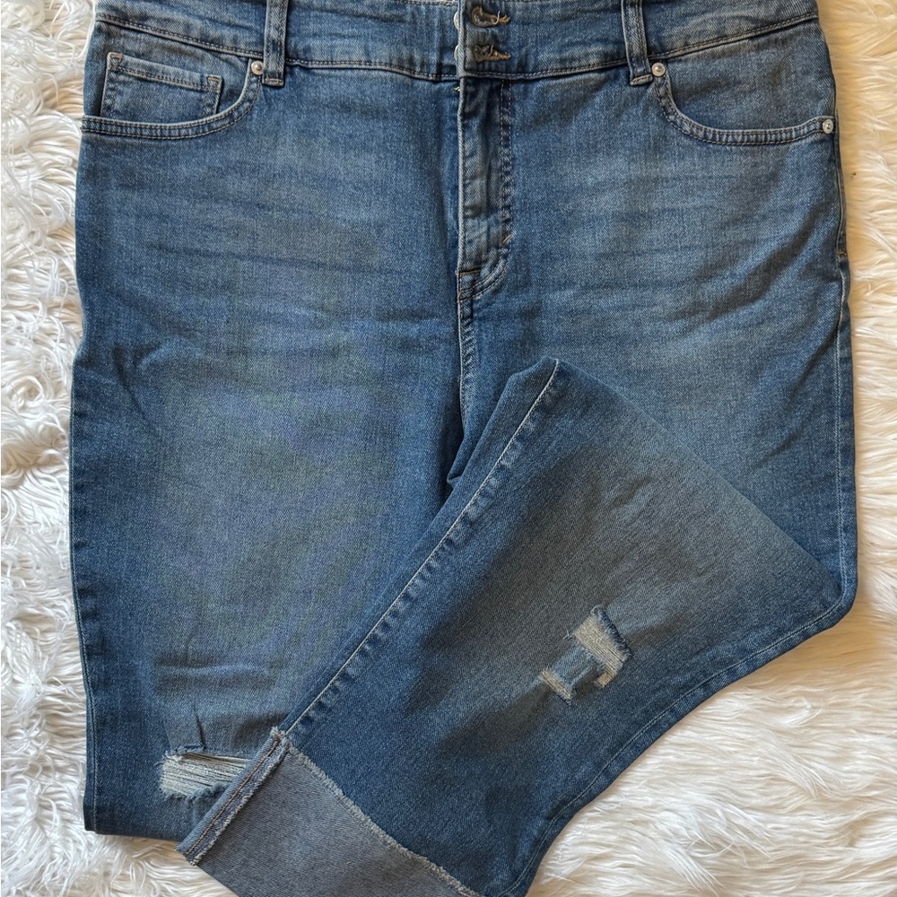 Jennifer Lopez Relaxed Fit Denim Jeans